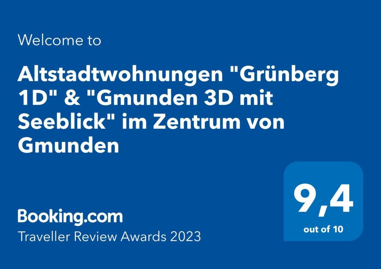 Altstadtwohnungen "Grunberg 1D" & "Gmunden 3D Mit Seeblick" Im Zentrum Von Gmunden Ngoại thất bức ảnh