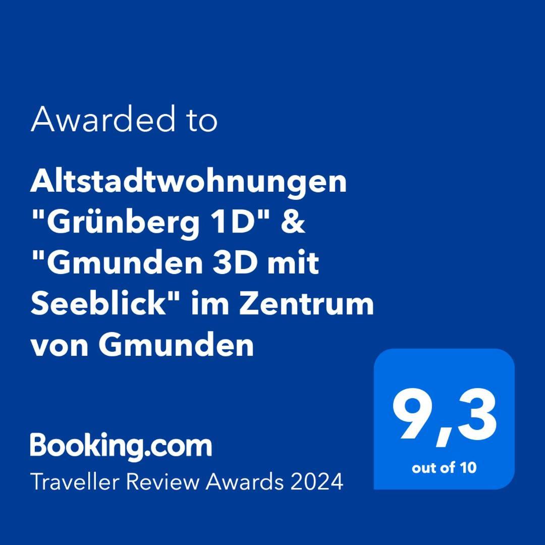 Altstadtwohnungen "Grunberg 1D" & "Gmunden 3D Mit Seeblick" Im Zentrum Von Gmunden Ngoại thất bức ảnh